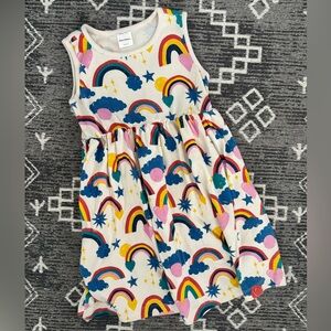 Hanna Andersson rainbow print tank dress size 6/7